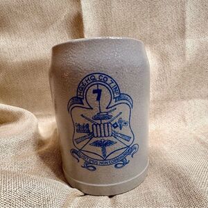 WWI U.S. Army 7th Engineers HQ Stoneware Stein 0.5L German Made AEF